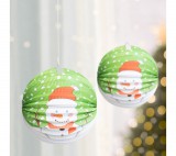 Family Karácsonyi lampion - Hóember mintával - 25 cm