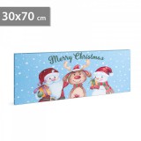 Family Karácsonyi LED-es hangulatkép - fali akasztóval, 2 x AA, 70 x 30 cm 58464