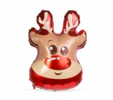 Family Karácsonyi lufi - alumínium fólia - rénszarvas - 70 x 48 cm