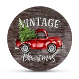 Family Karácsonyi tálca - fém - "Vintage" - 33 cm