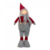 Family Karácsonyi textil manó figura - teleszkópos lábbal - 40 - 60 cm (58367A)