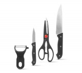 Family Konyhai késkészlet - hámozóval, ollóval