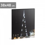 Family LED-es fali hangulatkép - "Burj Khalifa" - 2 x AA, 38 x 48 cm 58018J