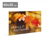 Family LED-es fali hangulatkép - "Hello ősz" -  2 x AA, 40 x 30 cm