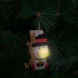 Family LED-es karácsonyfadísz - fa, akasztható - elemes - 3 féle 58660