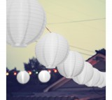 Family LED-es lampion - 1 LED - fehér - 2 x AAA