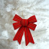 Family Masni dekoráció - glitteres, piros - 18 x 25 cm