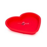 Family Szilikon szív alakú sütőforma - piros