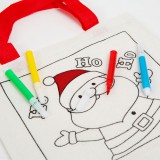 Family Színezhető szatyor karácsonyi 4 filccel