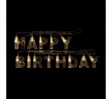 Family Születésnapi LED-es fényfüzér - "Happy Birthday" - 13 LED - 2 x AA - 2 m