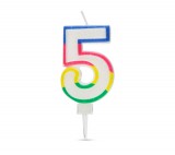 Family Tortagyertya szám  7 x 4 cm "5"