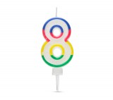 Family Tortagyertya szám  7 x 4 cm "8"