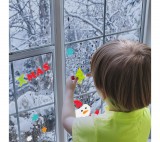 Family Zselés ablakdekor - karácsonyi