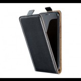 Fancy Flip tok szilikon belsővel Samsung Galaxy A33 5G, fekete (63161) (FA63161) - Telefontok