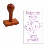 Fanyelű motivációs bélyegző pedagogsuknak Nagyon Szép Munka lenyomattal v2