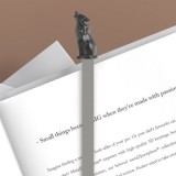 Farkas, fekete  - Fém könyvjelző