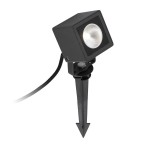 FARO SOBEK kültéri leszúrható lámpa, fekete, 3000K melegfehér, beépített LED, 7W, IP65, 70151