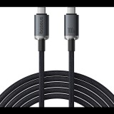 Fast Charging Cable Baseus Crystal Shine USB-C to USB-C 100W, 1,5m, 20Gb (black) (BSU4925)