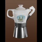 Fatima kotyogós kávéfőző Szeged ezüst-fehér (FATIMA-SZEGED)