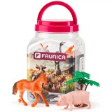 Faunica: Farm állatai játékszett vödörben - Woodyland