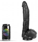 Fausto dark crystal – prémium üvegdildó 20 cm hosszú