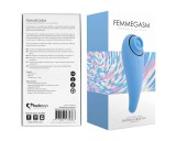 FEELZTOYS Femmegasm - akkus 2in1 csikló vibrátor (kék)