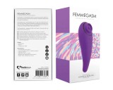 FEELZTOYS Femmegasm - akkus 2in1 csikló vibrátor (lila)