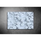 Fehér Kockák Vászonkép 003 eh-003