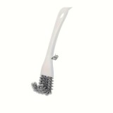 Fehér konyhai tisztítókefe rácsokhoz és apró résekhez, hatékony takarító eszköz