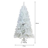 Fehér műfenyő 210 cm-es