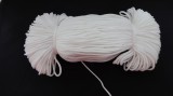 Fehér színű zsinór - madzag - 2 mm
