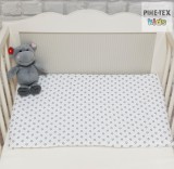 Fehér -szürke csillagos reflux párna