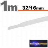 Fehér zsugorcső 32/16mm