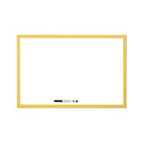 Fehértábla Bi-Office fakeretes 40x60 cm törölhető sárga