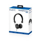 Fejhallgató Ewent EW3573 (3.5 mm) Fekete (RR)
