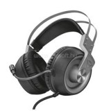 Fejhallgató - GXT 430 Ironn  (Nagy-párnás; mikrofon; hangerőszabályzó; 3.5mm jack; fekete-szürke) (TRUST_23209)