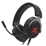 Fejhallgató - HG9052 (7,1, mikrofon, USB, hangerőszabályzó, nagy-párnás, 1.8m kábel, fekete) (MARVO_HG9052)