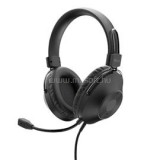 Fejhallgató - Ozo (mikrofon; hangerőszabályzó; USB; nagy-párnás; 2m kábel, fekete) (TRUST_24132)