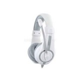 Fejhallgató - SN-R1 (mikrofon, 3.5mm jack, hangerőszabályzó, nagy-párnás, 2.2m kábel, fehér) (RAMPAGE_14252)