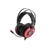 Fejhallgató - SN-RW66 Alpha-X (7.1, mikrofon, USB, hangerőszabályzó, nagy-párnás, 2.1m kábel, fekete-vörös) (RAMPAGE_19340)