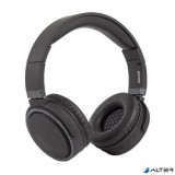 Fejhallgató, vezeték nélküli, Bluetooth, mikrofon, MAXELL 'B-52', fekete