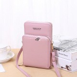 Fekete cipzáros crossbody női táska mindennapi használatra