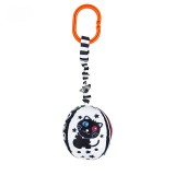 Fekete-fehér babakocsis akasztós játékok