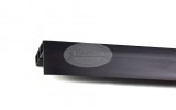 Fekete mennyezeti sín 1 soros FEKETE színű előlappal és tartozékcsomaggal