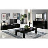 Fekete nappali bútor garnitúra TV-szekrénnyel – LM Roma Day