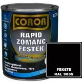 FEKETE RAL 9005 - COROR RAPID ZOMÁNCFESTÉK - 0,75 L