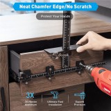 Fekete szekrény hardverrögzítő szerszám