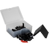 Fekete tetőelemek | építőkocka készlet | 150 db építőkocka | Q-BRiCKS®
