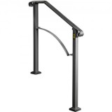 Fekete Vas Korlát Ív 2 Lépcsős