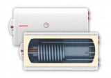 Fekvő SunSystem 200 literes BB típusú melegvíz tároló 1 hőcserélős Vízszintes fali bojler csőkígyóval HMV napkollektoros rendszerhez is